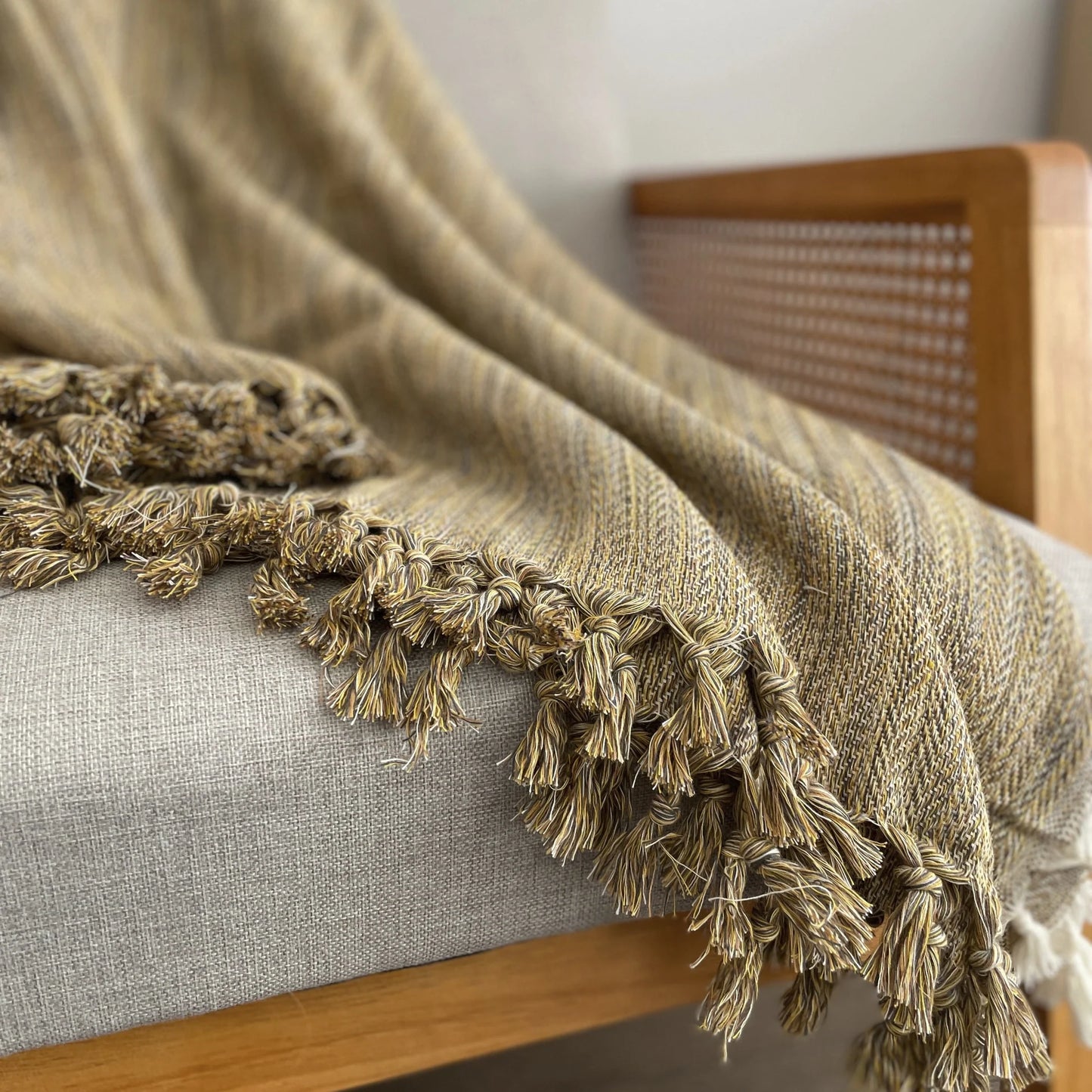 Rustic Artisan Cotton Throw