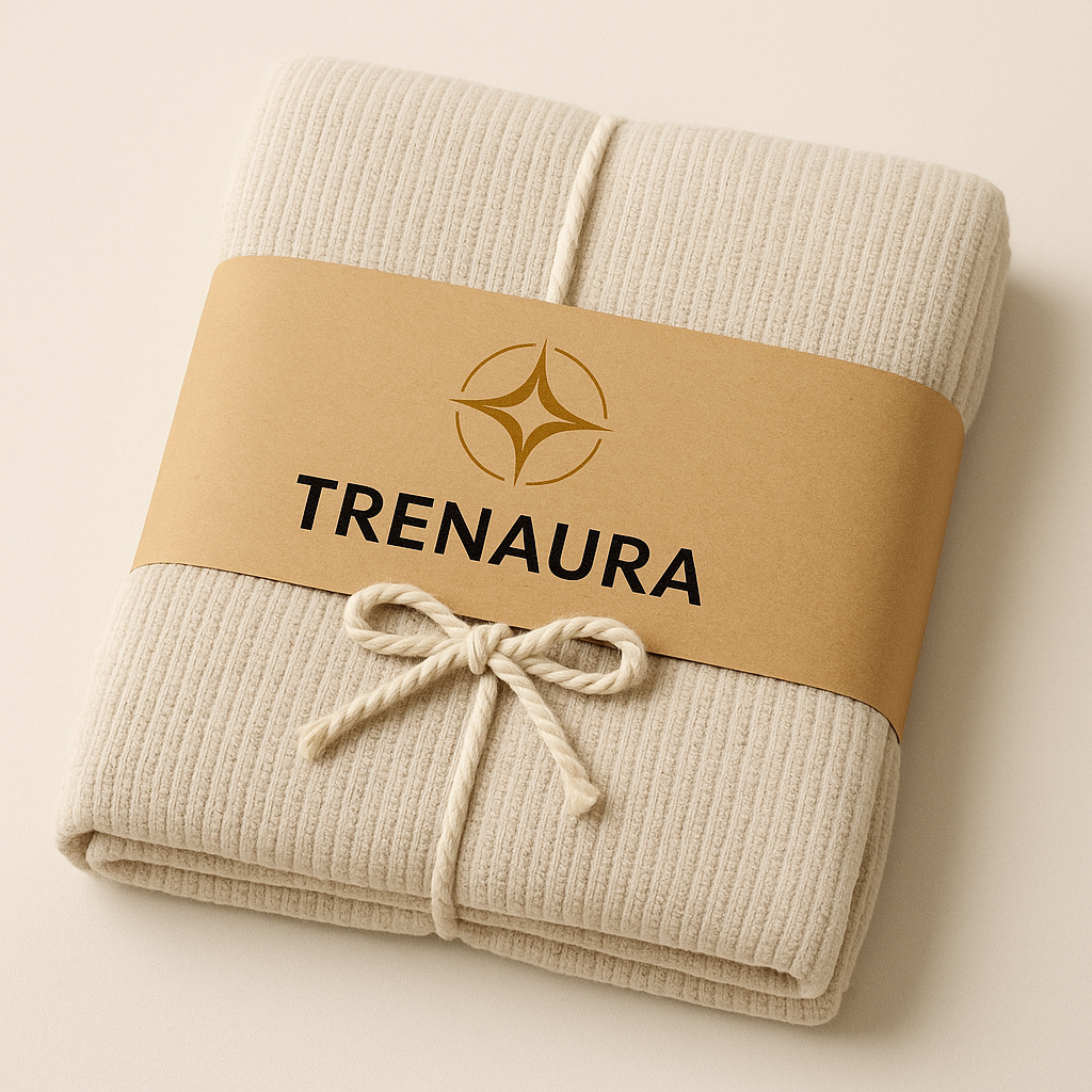Artisan Cotton Throw – Mindfully Wrapped by TRENAURA